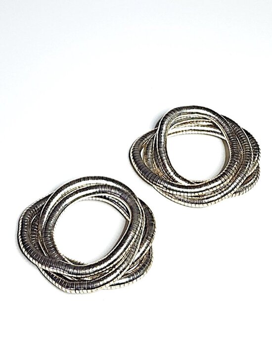 Bendy silver-tone snake necklace bundle - Picture 5 of 8